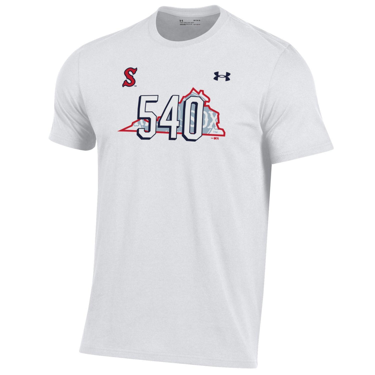 Official salem Red Sox Under Armour White 540 Shirt, hoodie