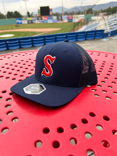 Salem Red Sox OC Sports Navy Trucker Hat