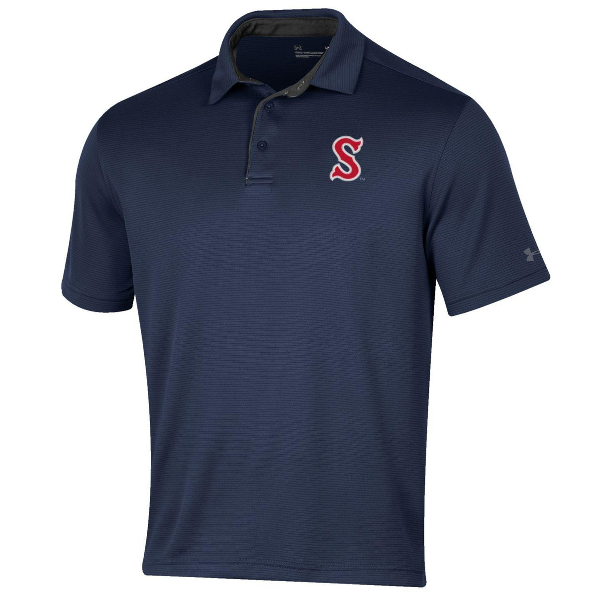 Salem Red Sox Under Armour Tech Mesh Performance Polo - Gray