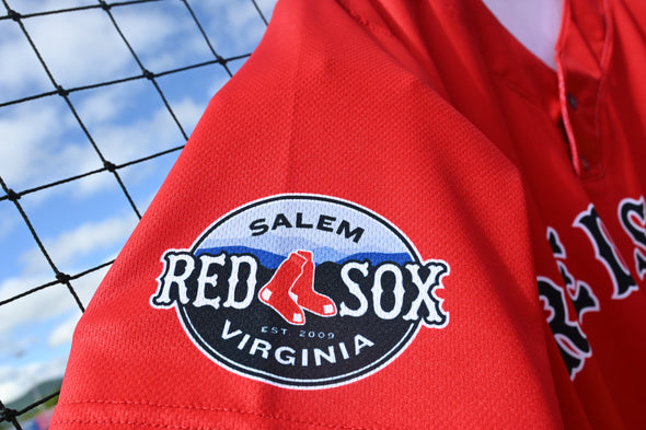 Salem Red Sox Adult Red Replica Jersey