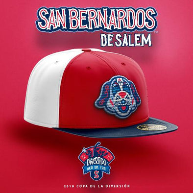 Men's Salem Red Sox New Era Navy/Red Theme Night 59FIFTY Fitted Hat