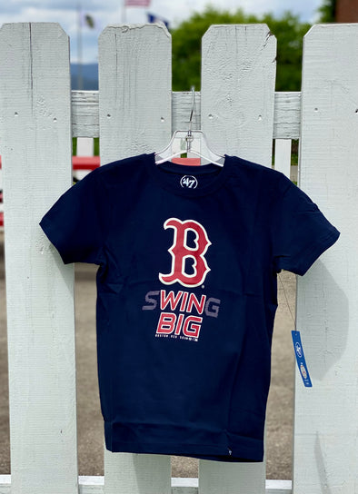 Red Sox Fall Navy Swing Big Super Rival Youth Boys 47' Brand Tee